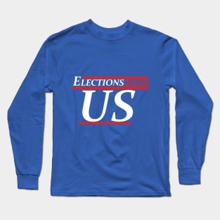 elections USA america 2020 Bing Tribbiani trump Brady Belichick 2020 vote T-shirt Long Sleeve T-Shirt